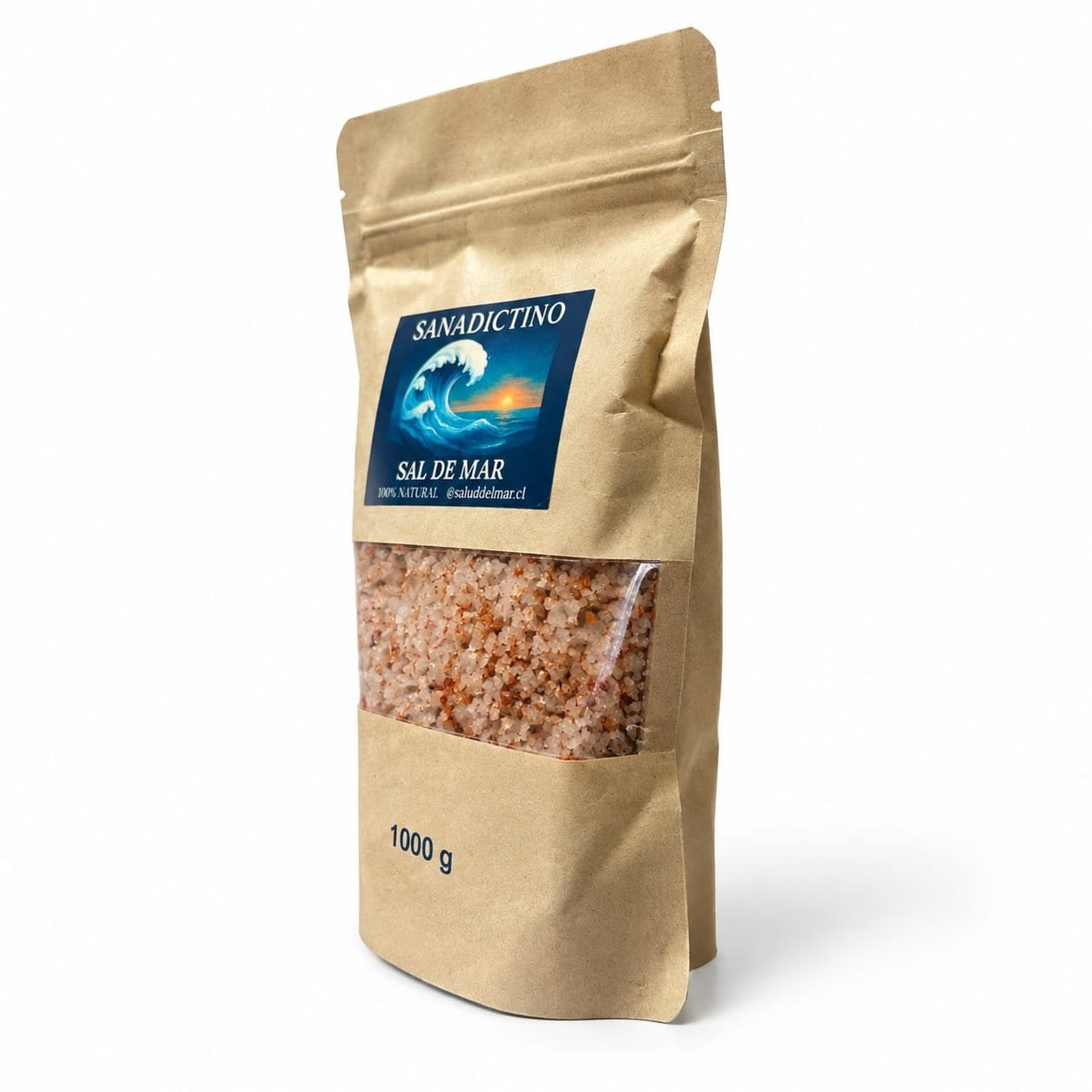 Sal De Mar Merkén 100% natural 1kg en grano - Imagen 2