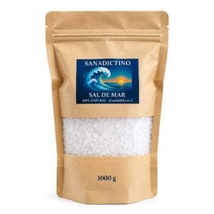 Sal De Mar 100% natural 1kg en grano